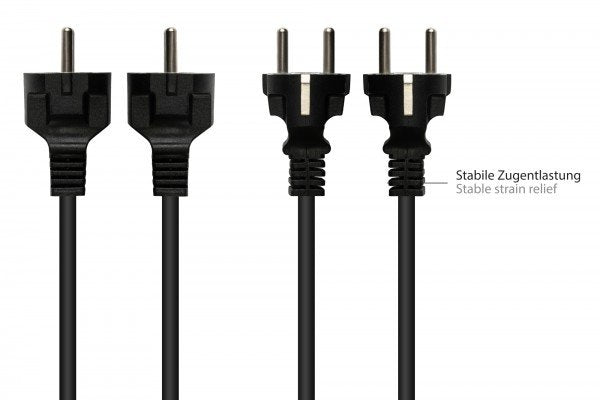 EAN 4014619602476 - Alcasa P0030-S030 cable de transmisión Negro 3 m Enchufe tipo E+F C13 acoplador imagen 3