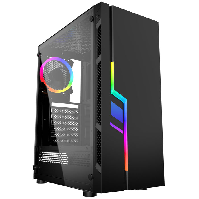 EAN 8716309114202 - Gembird Fornax 2000 RGB Midi Tower Negro imagen 1