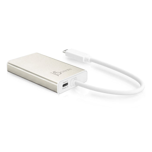 EAN 4712795081039 - j5create JCA374 Alámbrico USB Tipo C Oro, Blanco imagen 2