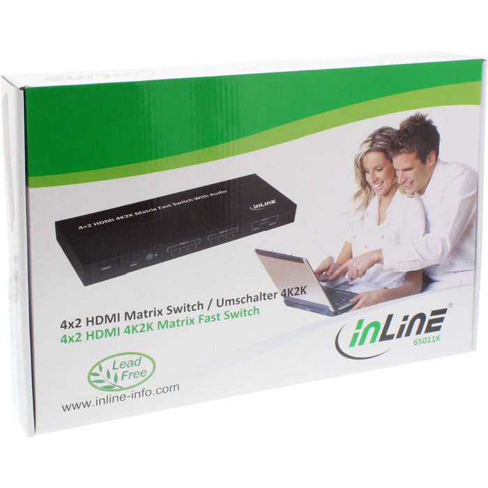 EAN 4043718232000 - InLine 65011K interruptor de video HDMI imagen 4