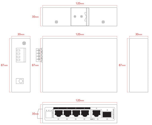 EAN 5715063544204 - Ernitec ELECTRA-U06-1GB switch imagen 2