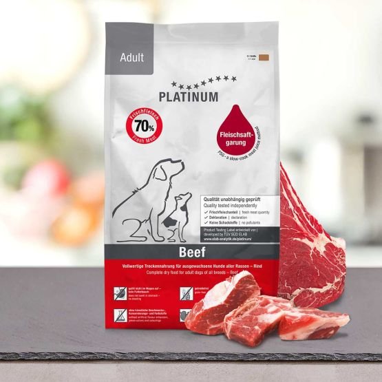 EAN 4260208740658 - Platinum 4260208740658 comida seca para perros 5 kg Adulto Ternera imagen 1