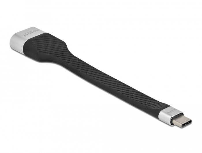 EAN 4043619869336 - DeLOCK 86933 adaptador de cable de vídeo 0,14 m USB Tipo C HDMI tipo A (Estándar) Negro, Plata imagen 1