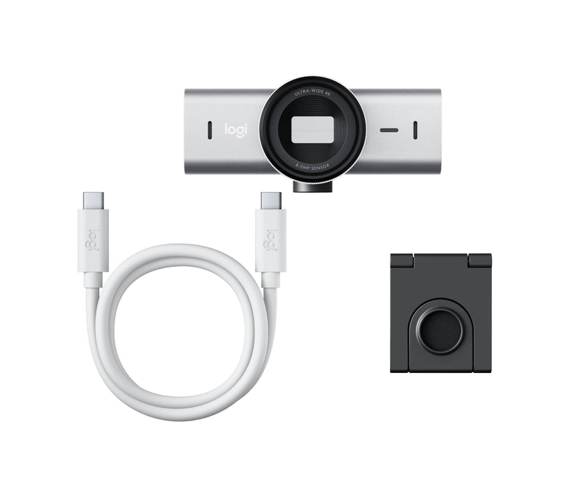 EAN 5099206109322 - Logitech 960-001554 cámara web 3840 x 2160 Pixeles USB 3.2 Gen 1 (3.1 Gen 1) Gris imagen 3