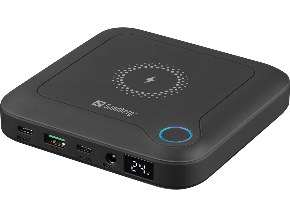 EAN 5705730421464 - Sandberg 421-46 batería externa Ión de litio 25000 mAh Cargador inalámbrico Negro imagen 1
