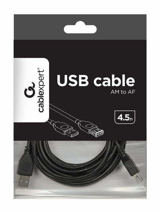 EAN 8716309064026 - Gembird CCP-USB2-AMAF-15C cable USB USB 2.0 4,6 m USB A Negro imagen 2