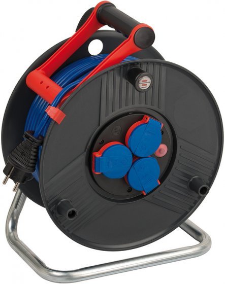 EAN 4007123603435 - Brennenstuhl 1209830 base múltiple 50 m 3 salidas AC Exterior Negro, Azul, Rojo imagen 1