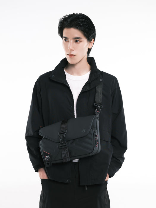 EAN 4711387814796 - ASUS BC3004 ROG SLASH SLING BAG 4.0 Bandolera cuero PU, Poliéster Negro imagen 17