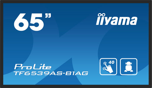 EAN 4948570123902 - iiyama TF6539AS-B1AG pantalla de señalización Pantalla plana para señalización digital 163,8 cm (64.5") L imagen 2