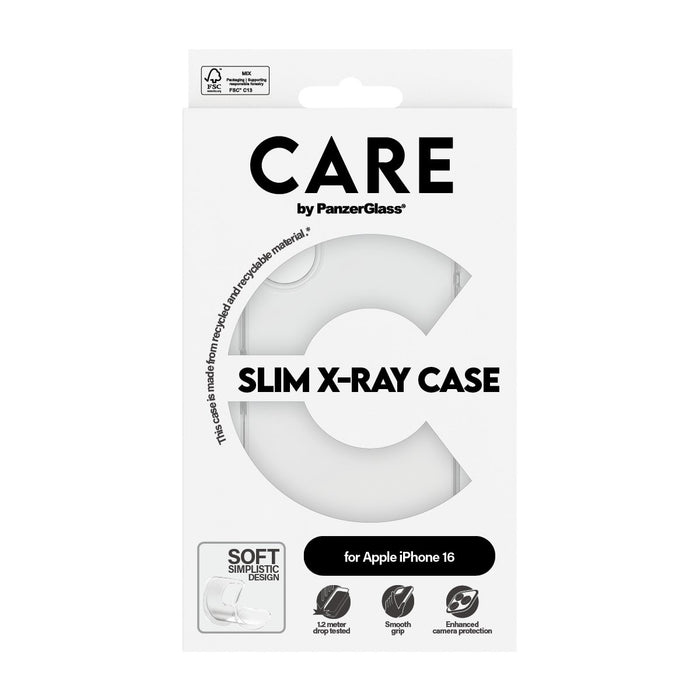 EAN 5715685005800 - PanzerGlass CARE™ by ® X-Ray Case iPhone 16 funda para teléfono móvil Transparente imagen 3