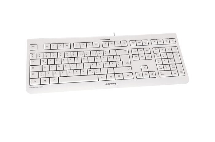 EAN 4025112082115 - CHERRY KC 1000 teclado Universal USB AZERTY Belga Gris imagen 3