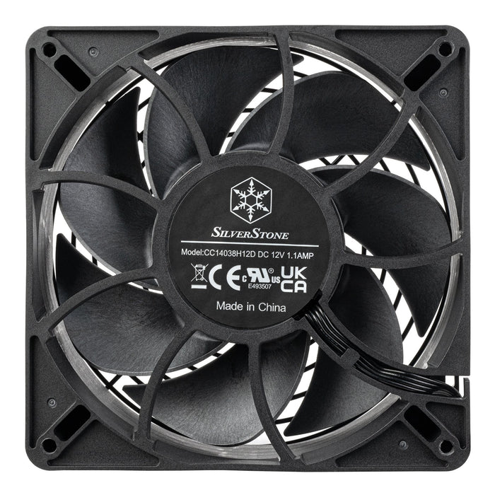 EAN 4710679817934 - Silverstone Gehäuselüfter SST-FHS140X Carcasa del ordenador Ventilador 14 cm Negro 1 pieza(s) imagen 3
