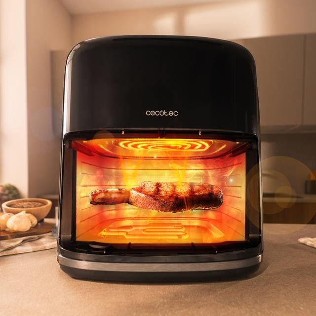 EAN 8435771986765 - Cecotec Cecofry&Grill Smokin'Prime 6500 Sencillo 6,5 L Independiente 2200 W Freidora de aire caliente Neg imagen 8