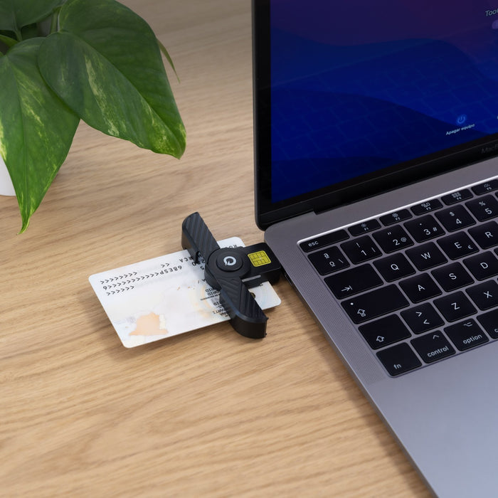 EAN 8433281016293 - TooQ TQR-3011B lector de tarjeta inteligente USB Tipo C imagen 6