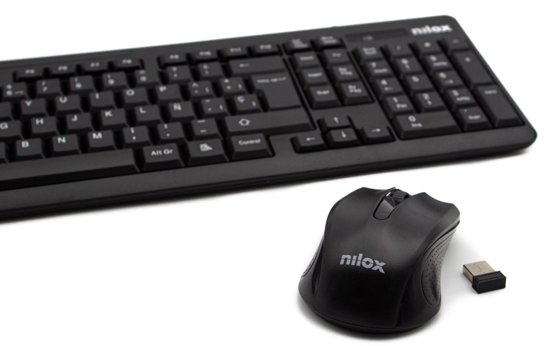 EAN 8436556146152 - Nilox NXKMWE0001 teclado Ratón incluido Universal RF inalámbrico QWERTY Español Negro imagen 15