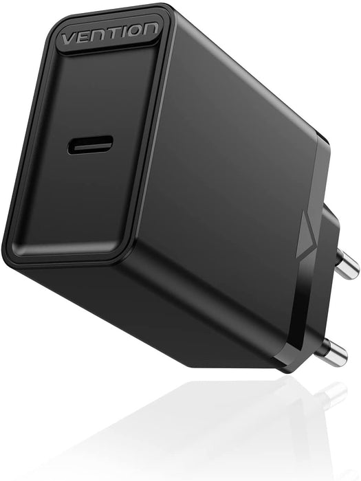 EAN 6922794762589 - Vention FADB0-EU cargador de dispositivo móvil Universal Negro Corriente alterna Carga rápida Interior imagen 1