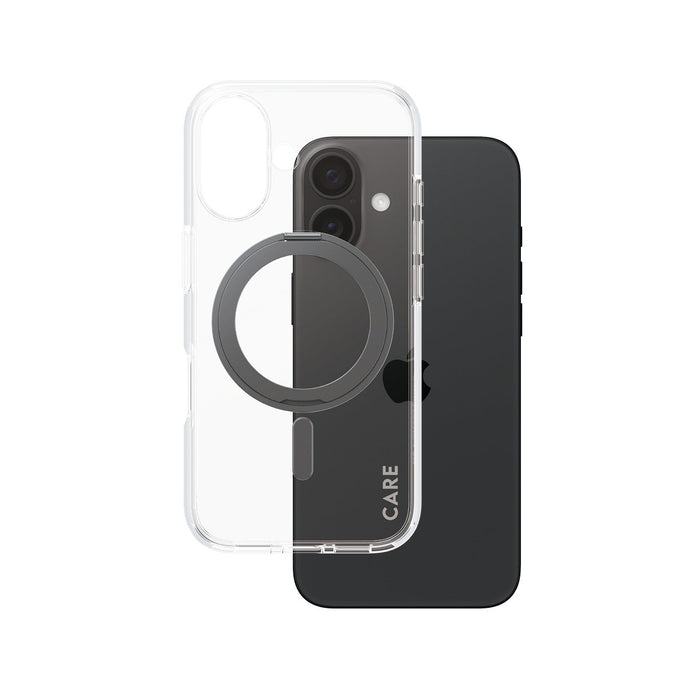 EAN 5715685003868 - PanzerGlass CARE™ by ® Case Transparent w. Black Kickstand & MagSafe iPhone 16 funda para teléfono móvil  imagen 1
