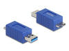 EAN 4043619672141 - DeLOCK 67214 cambiador de género para cable USB Type-A USB Micro-B Azul imagen 1