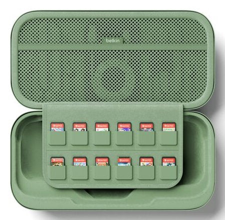 EAN 745883929474 - Belkin ENA001hqSE-V2 Estuche de viaje Nintendo Malla, Poliéster, Terciopelo Verde imagen 7