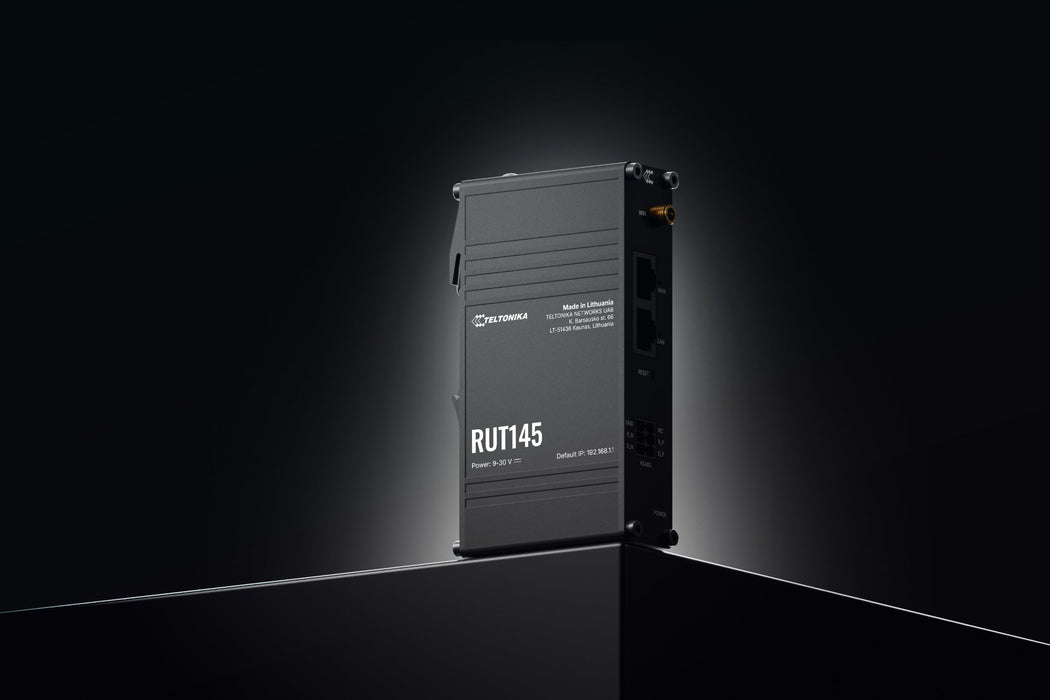 EAN 4779051846771 - Teltonika RUT145 router inalámbrico Ethernet rápido Banda única (2,4 GHz) Negro imagen 7