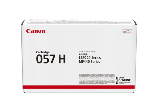 EAN 4549292136289 - Canon i-SENSYS 057H cartucho de tóner 1 pieza(s) Original Negro imagen 1