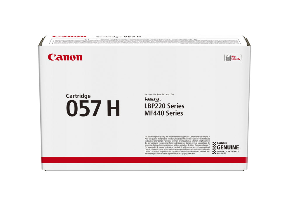 EAN 4549292136289 - Canon i-SENSYS 057H cartucho de tóner 1 pieza(s) Original Negro imagen 1