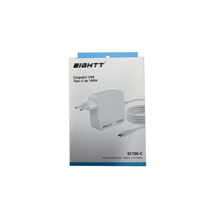 Eightt Cargador Usb-C Blanco 100w 5-20v 5a