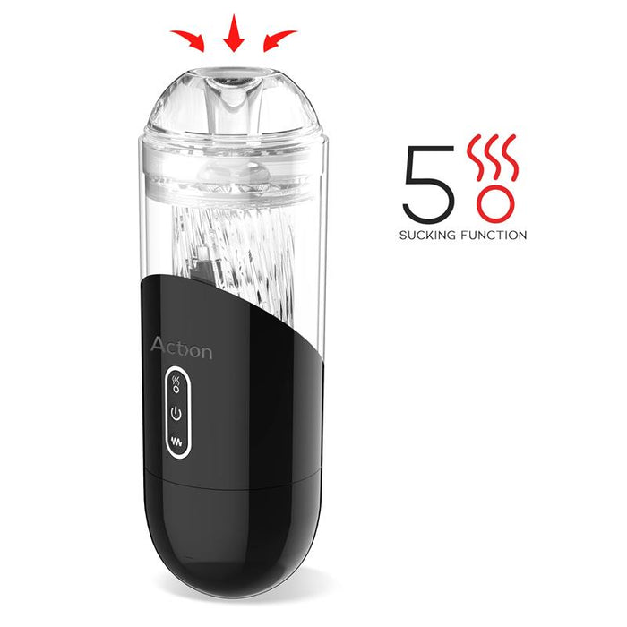 Einar Masturbador Avanzado Automático Con Succión Y Vibración Usb Magnético