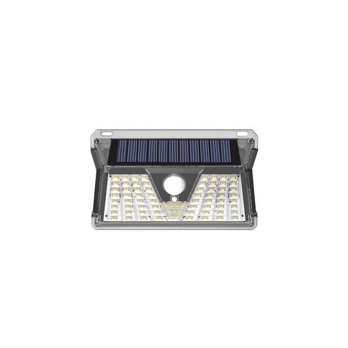 Elbat Aplique Led Solar - 260lm - Luz Fria 6500k - Sensor De Movimiento - Bateria 1200mah
