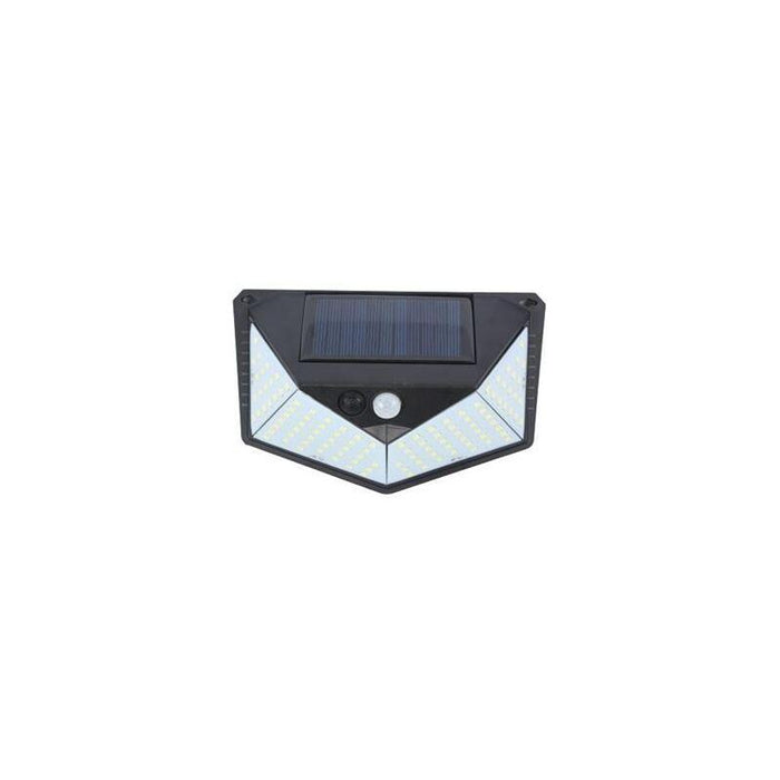 Elbat Aplique Solar 3 Caras - 250lm - Luz Fria 6500k - Sensor Movimiento - Bateria 1200mah