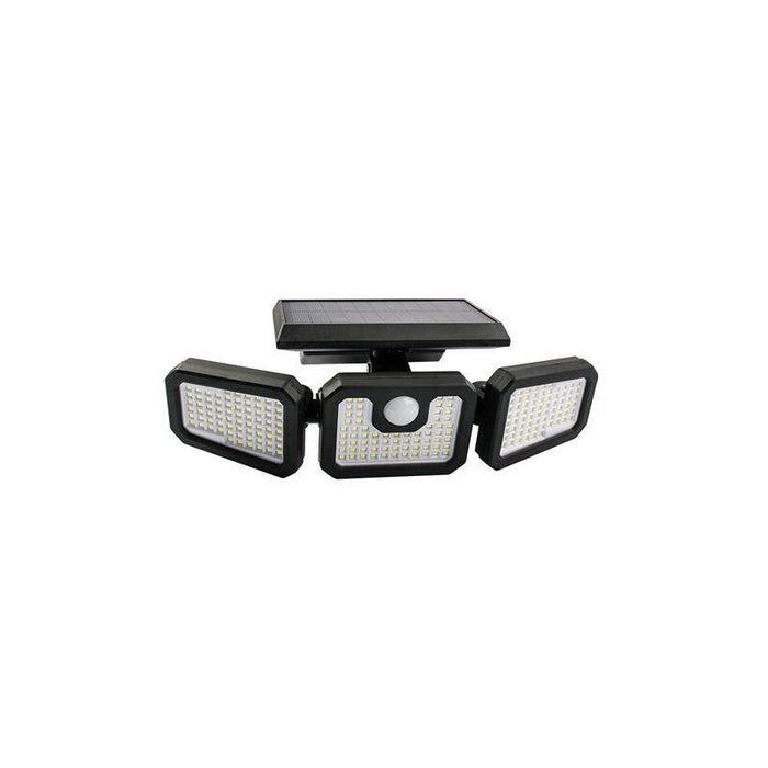 Elbat Foco Solar Triple - 800lm - Luz Fria 6500k - Sensor De Movimiento