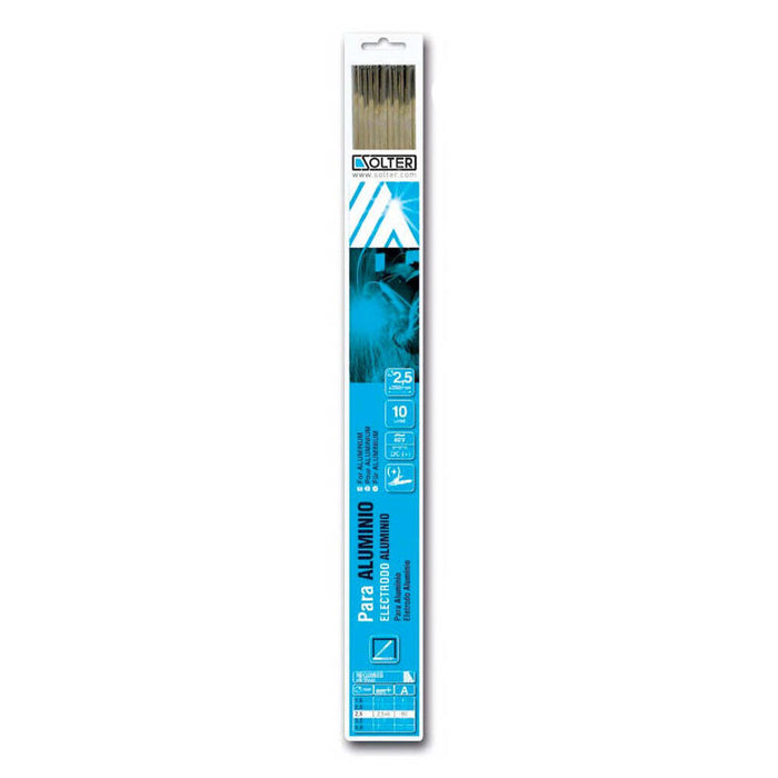 Electrodo Para Aluminio Ø2,5mm (Blister 10 Unid.) Solter