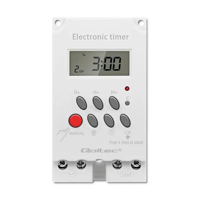 Elektroczniczny Programator Czasowy Na Szyne Din Pc0629