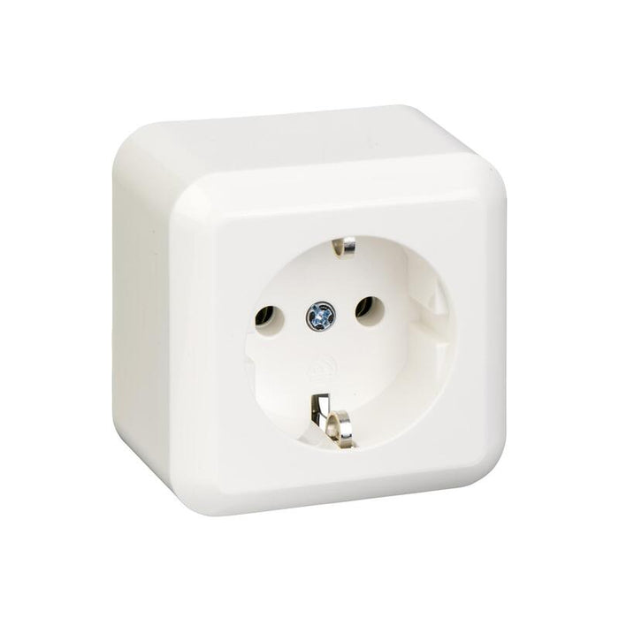 Elso Contura Ap Schuko 385004 1vías Blanco Puro