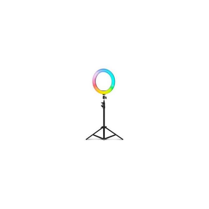 Embalaje Dañado/Desprecintado (Km0) Anillo De Iluminacion Profesional Mars Gaming Argb Con 35 Modos Soporte Smartphone Tripode Pro