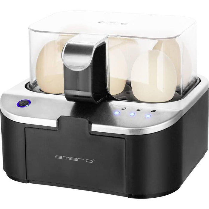 Emerio Eb-123177.12 Cuecehuevos Sin Bpa Negro, Acero Inoxidable