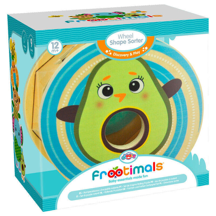 Encajable Formas Madera Miss Pio Chickicado Frootimals