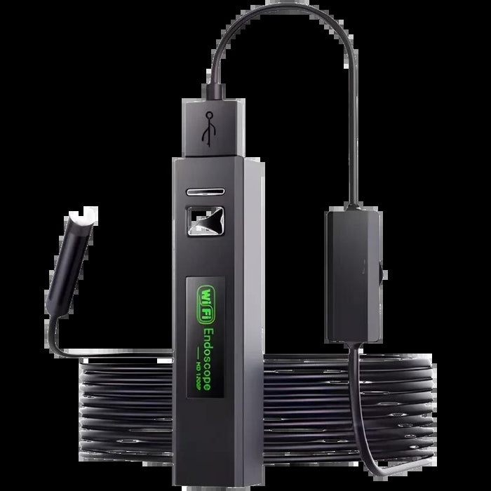 Endoscopio Wifi 8mm Auto Focus 5mp (Android/Iphone)  Cable Flexible  3.5 M
