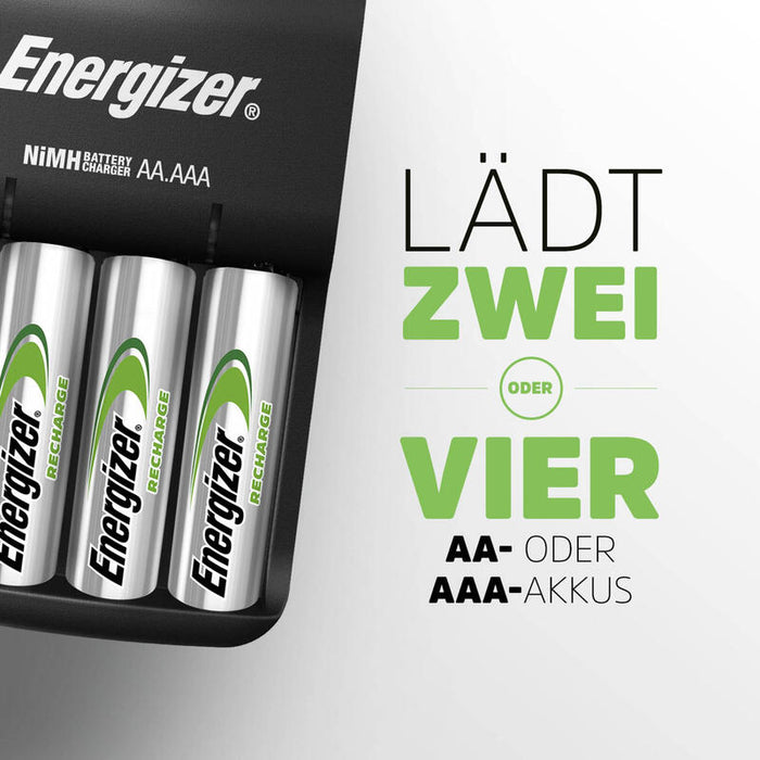 Energizer Cargador Base + 4xhr6 Aa 1300mah