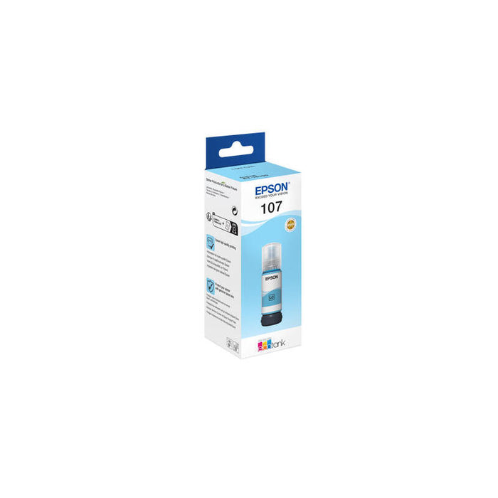 Epson 107 Cyan Light Botella De Tinta Original - C13t09b540