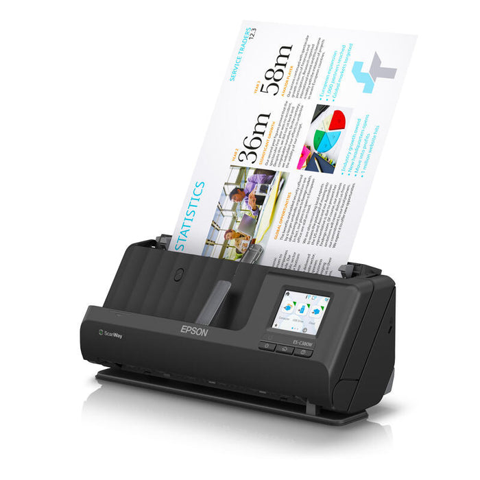 Epson Es-C380w Escáner De Alimentación En Hoja A Dos Caras A4/Legal