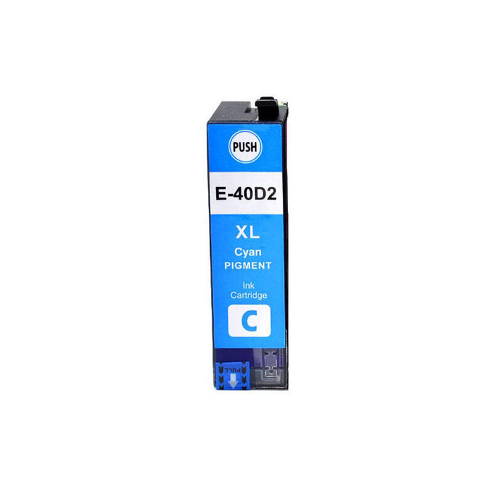 Epson T40d2 Cyan Tinta Pigmentada Generico - Reemplaza C13t40d240/C13t40c240