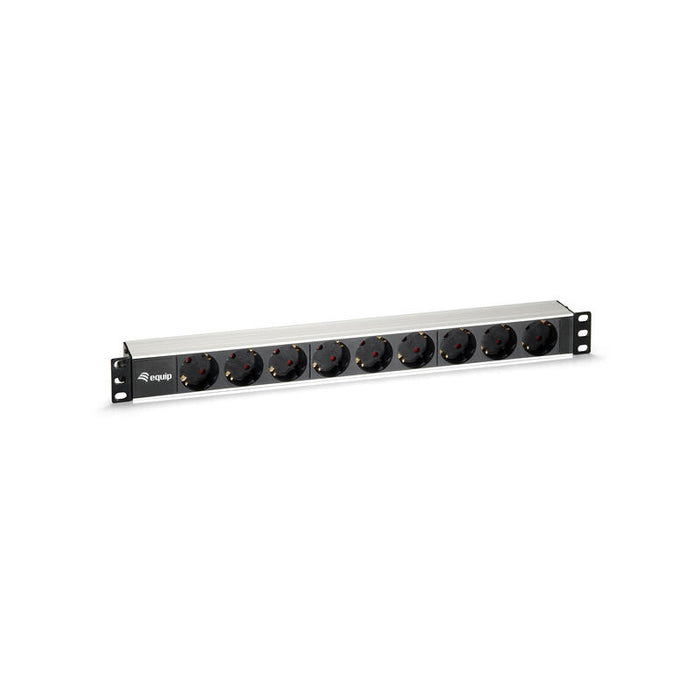 Equip Regleta Alimentacion Aluminio Rack 19 1u 9 Tomas