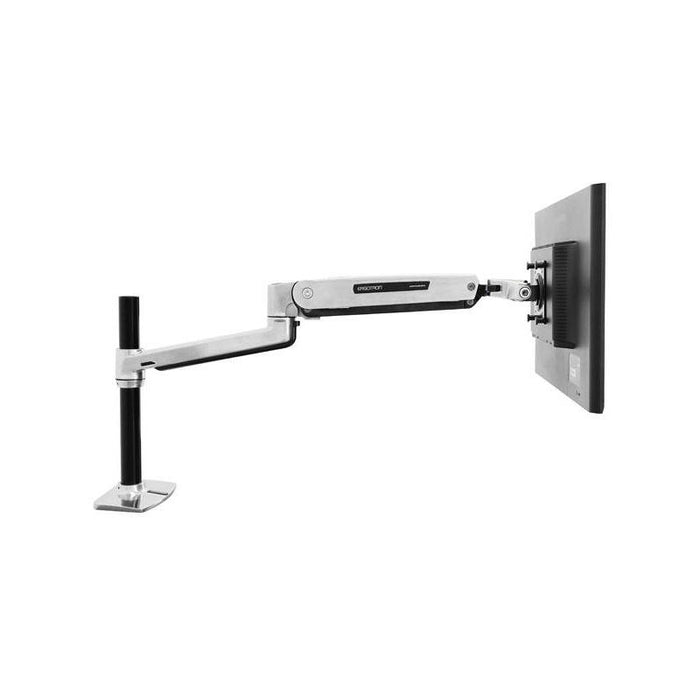 Ergotron Lx Sit Stand Desk Mount Lcd Arm Polished 42" Vesa 75x75 100x100 200x200mm Max 11,3kg Increase To 51cm