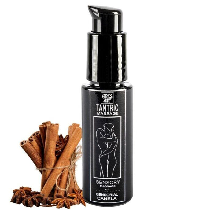 Eros-Art - Aceite Masaje Tántrico Natural Y Afrodisíaco Canela 30 Ml