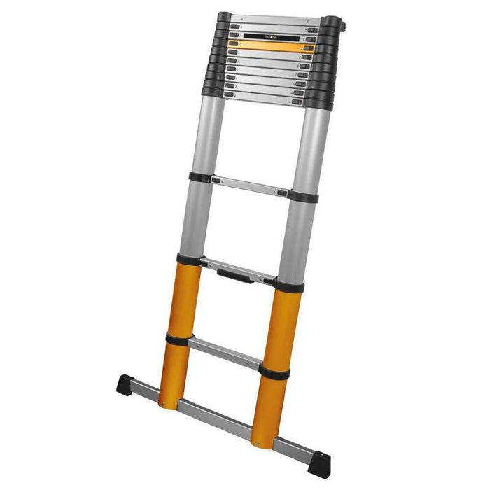 Escalera  Batavia 7063088 Telescópica De Aluminio, Altura De Trabajo (Máx.): 4,6 M, 3 Colores, 15,3 Kg