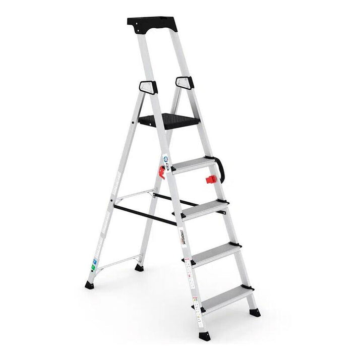Escalera Profesional Delux De Aluminio 5 Peldaños