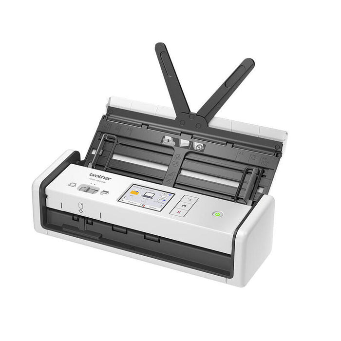 Escáner Documental Brother Ads-1800w Con Alimentador De Documentos Adf Doble Cara