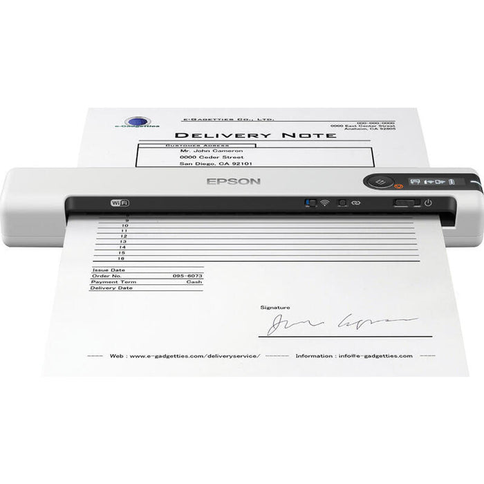Escáner Profesional Portátil Epson Workforce Ds-80w