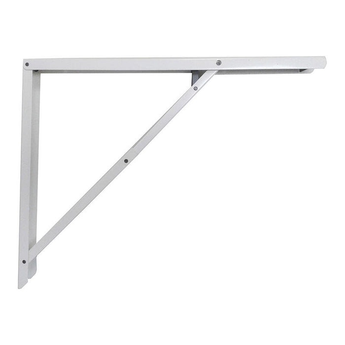 Escuadra De Acero Plegable Abat-Plan Blanco 40x52cm